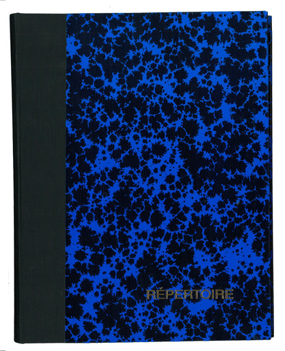 Ref: 61052 - Registre marbré Annonay Journal  230x180 200 pages - non foliotées