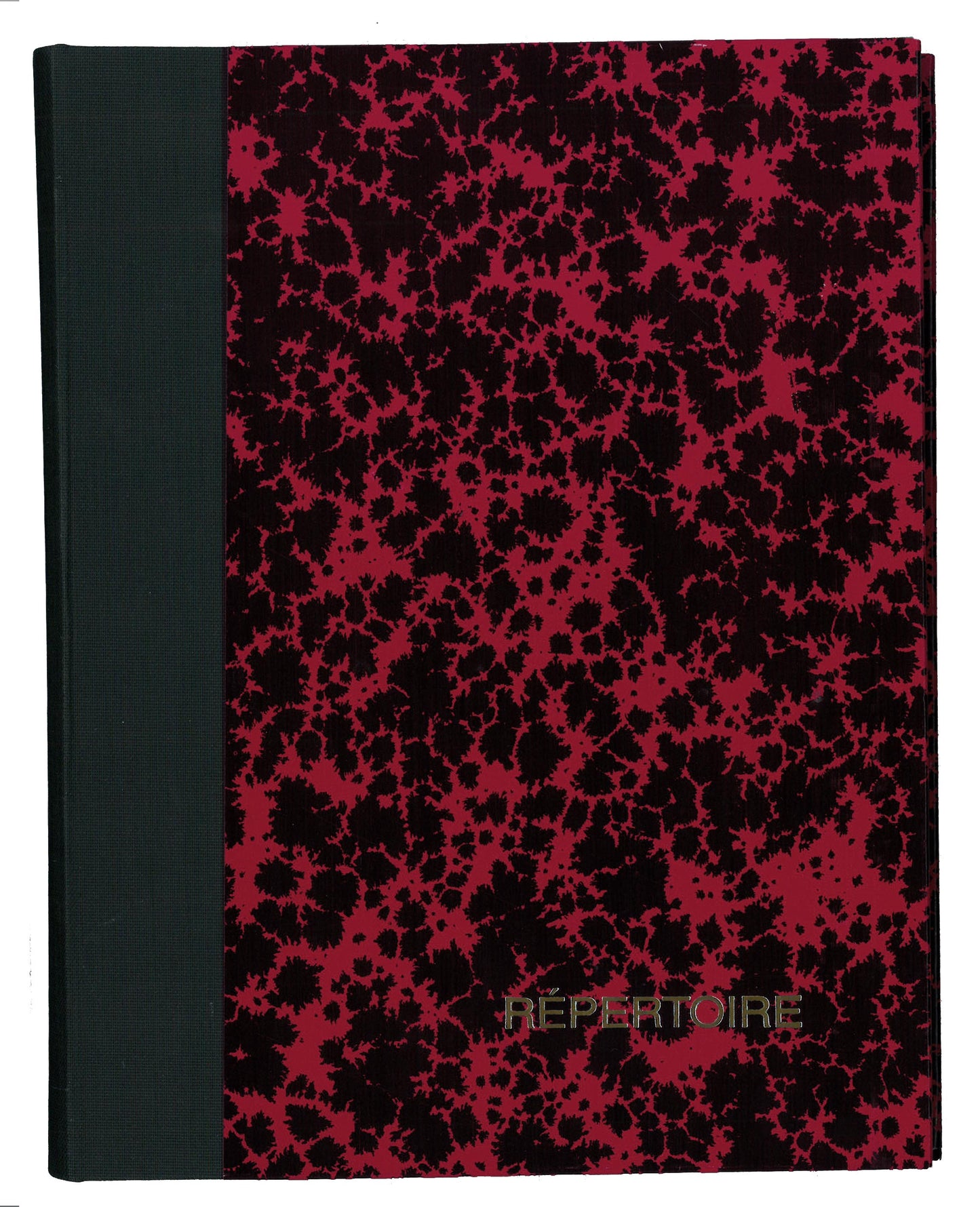 Ref: 61052 - Registre marbré Annonay Journal  230x180 200 pages - non foliotées