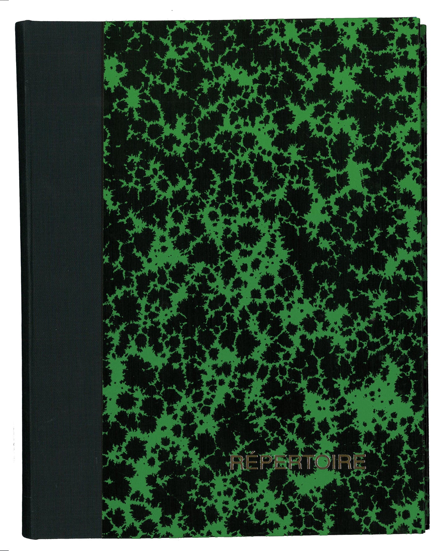 Ref: 61052 - Registre marbré Annonay Journal  230x180 200 pages - non foliotées
