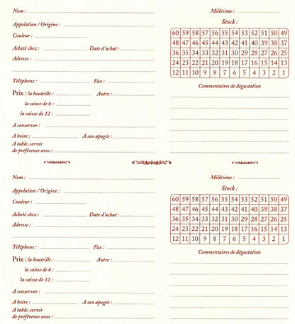 Recharge livre de cave - Ref : 61