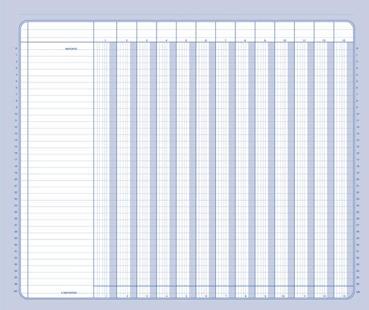Ref: 84131 - Piqûre "13 colonnes par page" - 250 x 320 - 100 pages - vendu par 5