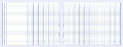 Ref: 884171 - Piqûre "17 colonnes sur 2 pages" - 250 x 320 - 80 pages