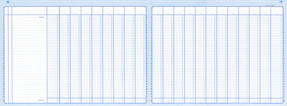 Ref: 884201 - Piqûre "20 colonnes sur 2 pages" - 250 x 320 - 80 pages