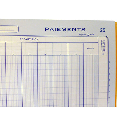 Ref: 93221 - Piqûre "Caisse ou Banque" - 320 x 250 - 100 pages - x5