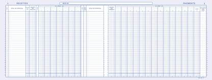 Ref: 94141 - Piqûre "Caisse" - 250 x 320 - 100 pages