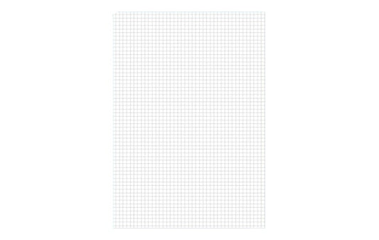 Ref: B10013 - Fiches Bristol Blanc 100x150 quadrillées 5*5 (100 fiches)