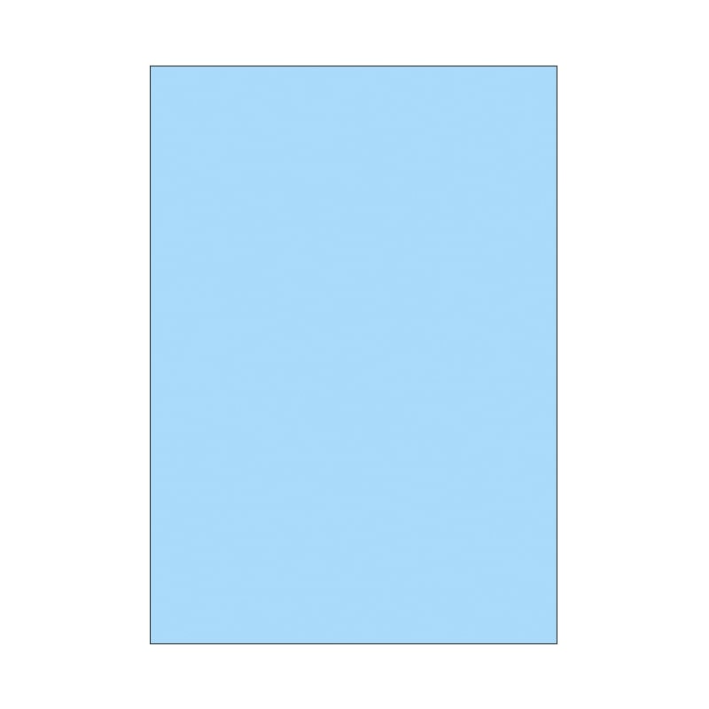 Ref: B100B - Fiches Bristol Bleu 100x150 -(100 fiches)