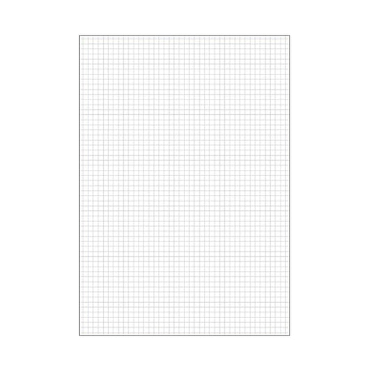 Ref: B14813 - Fiches Bristol Blanc 148x210 quadrillées 5*5 (100 fiches)