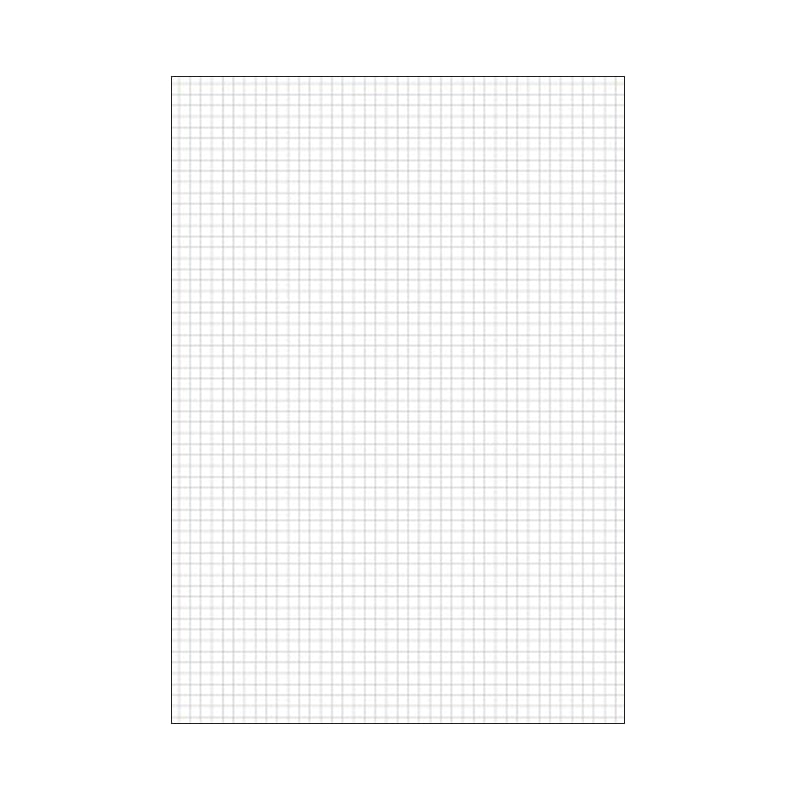 Ref: B7513 - Fiches Bristol Blanc 75x125 quadrillées 5*5 (100 fiches)