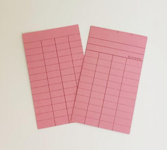 Fiches Bristol Rose - Ref : B75R