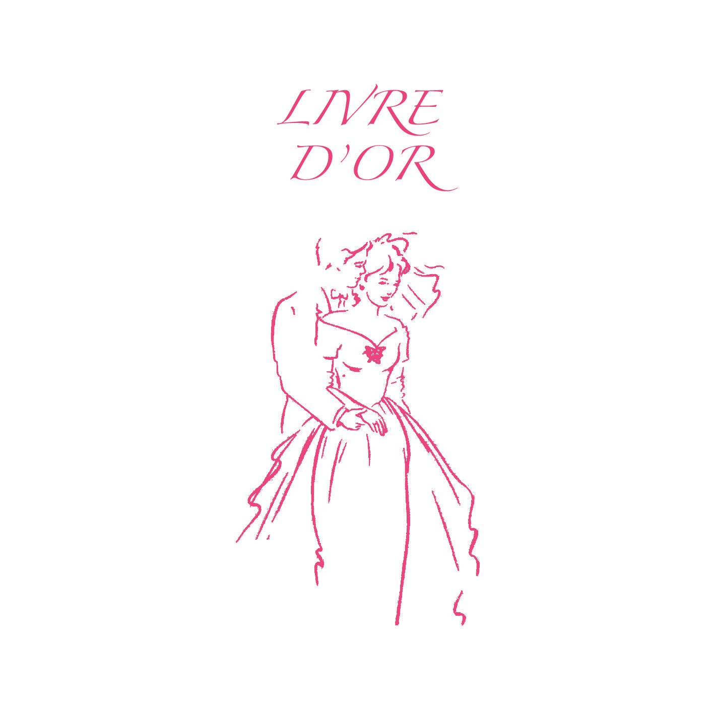 Livre d'Or Mariage Rouge - Ref: 5507