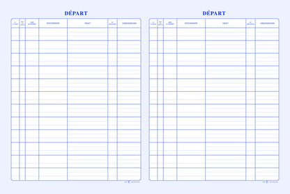 Registre Courrier Départ - Réf: 520