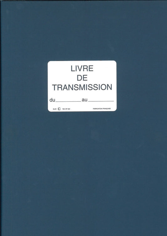 Registre  "Livre de transmission" - Ref: SP620